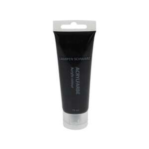 75 ml schwarze Acrylfarbe Tube, Lampen Schwarz - Acryl-Farben