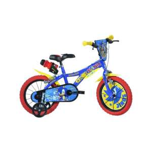 Sonic kék-sárga gyerek bicikli 14-es méretben - Dino Bikes kerékpár 85021060 
