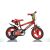 Buddy 12-Zoll Kinderfahrrad im Cars-Design, rotes Kinderfahrrad mit Stützrädern
