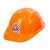 Narancssárga műanyag építőipari sisak gyerekeknek, szerepjáték, építőmunkás, mérnök, Technok márka