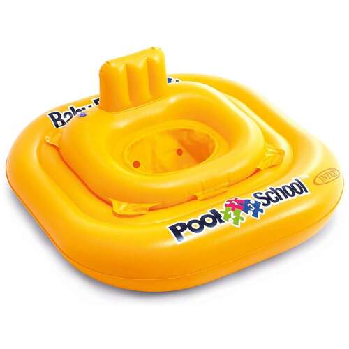 Intex Pool School bébiúszó, sárga, 79 x 79 cm