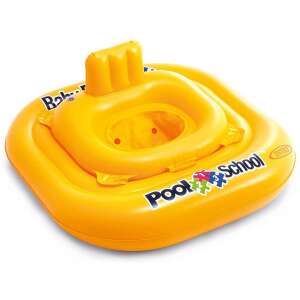 Intex Pool School Baby Schwimmring, gelb, 79 x 79 cm - Baby-Schwimmgummis