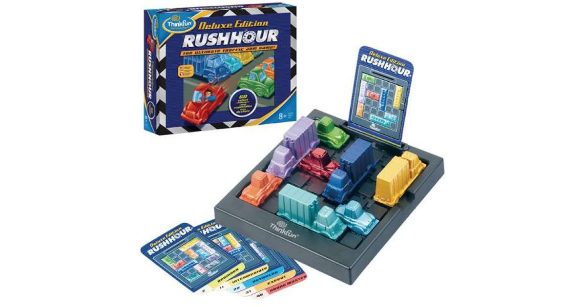 GIOCO RUSH HOUR DELUXE EDITION, Gioco Di Logica, Da Tavolo Per Tutta La Famiglia 1 Giocatori 8 Anni .1.1.14.gp.62772