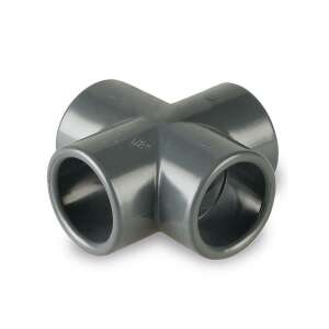 Kereszt idom D 063 PN 16 PVC Kreuzstück - PVC Verbinder für Pools