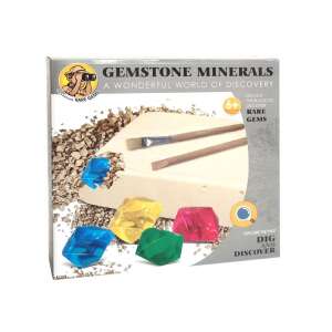 Gemstone Minerals Dig Kit, a fun and educational toy for kids to discover rare gems - Science & Discovery Toy