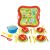 Wader Dinner Time Spielset - 20 Teile, Spielgeschirr, Spielbesteck und Serviertablett
