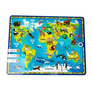 Joc interactiv de învățare a hărții lumii Kids'Pad, joc educativ pentru copii, învață despre animale și continente - Nonbrand Jocuri interactive pentru copii