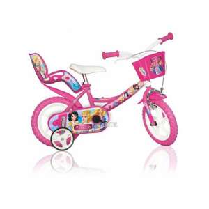 Princess rózsaszín gyerek bicikli 12-es méretben - Dino Bikes kerékpár 85282428 