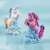 Totum Unicorn Plaster Casting Kit, painted unicorn figurines