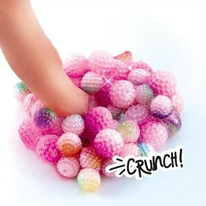 So Slime Crazy Sensations pink slime with beads, satisfying sensory toy - Slime