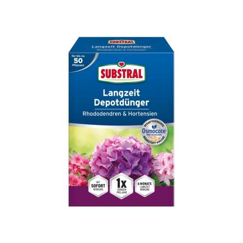 Substral Osmocote Long-Lasting Fertilizer for Rhododendrons and Hydrangeas, 750g