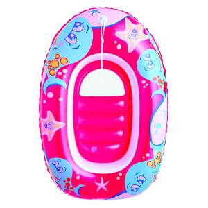 Bestway aufblasbares Kinderboot mit Seestern- und Waldesign, rosa Farbe - Bestway