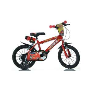 Cars piros gyerek bicikli 14-es méretben - Dino Bikes kerékpár 85110172 