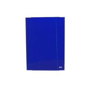 Kék A4-es mappa gumiszalaggal, Spirit márka - Irattartó mappa