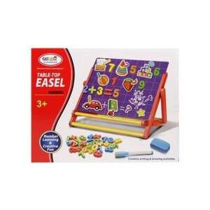 Tisch-Staffelei mit Zahlen für Kinder, magnetisches Zeichenbrett, Lernspielzeug, Zahlen lernen, Schreiben und Zeichnen, kreativer Spaß - Maltafeln
