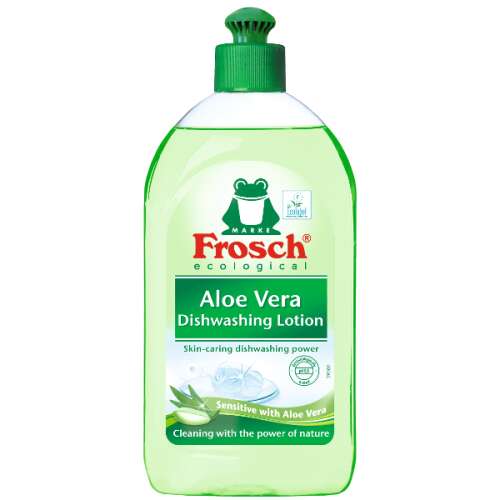 Detergent lichid de spalat vase cu Aloe vera Frosch 500ml
