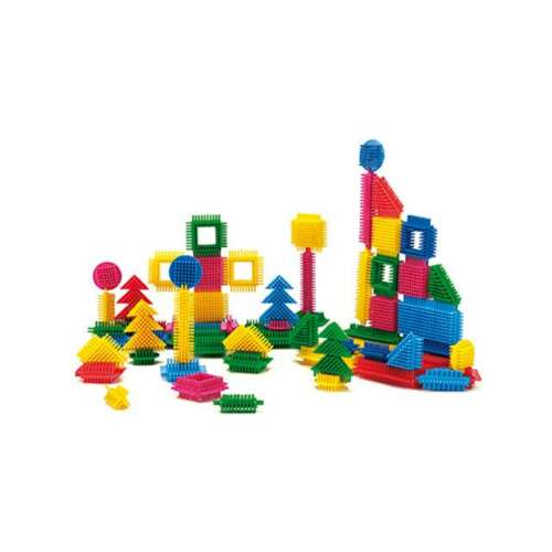 Wader Блокове с игли комплект за конструиране, 50 броя, цветни, креативна игра