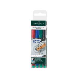 Faber-Castell: Marker cu alcool Multimark M 1mm set de 4 59929196 - Pixuri