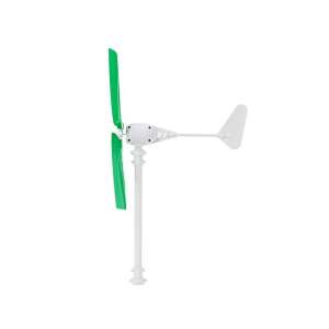 4M Turbina wiatrowa Zestaw STEM, zielona nauka, energia wiatrowa, bez baterii, zbuduj własną turbinę wiatrową, energia odnawialna, podświetlana czerwona dioda LED, energia wiatrowa - Gra naukowa i odkrywcza