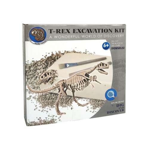 Set de excavare T-Rex, săpați fosile de dinozaur, jucărie științifică și de descoperire, jucărie educativă, jucărie pentru copii, cadou pentru copii, de la 6 ani