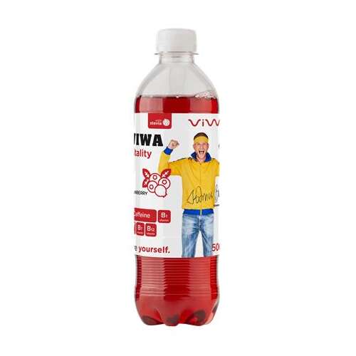 VIWA Vitamin Drink ohne Kohlensäure, 0,5 l, VIWA "Vitality", Cranberry 32017278