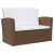 VidaXL Polyrattan Kerti Ülőgarnitúra - 16 részes - Barna 97623972