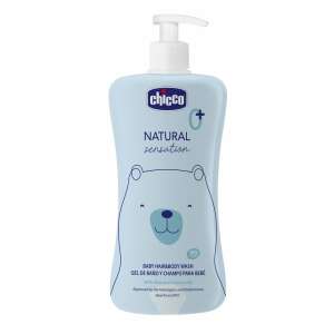 Chicco Natural Sensation Baby Hair & Body Wash, 500 ml, with Aloe and Chamomile, tear-free, for newborns and babies - Babies & Toddler