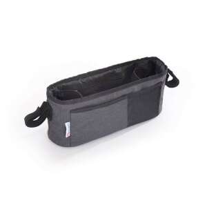 Petite and Mars Pocket babakocsi rendezõtáska, szürke, ferde nézet, rekeszek láthatóak - Bevásárlóháló, rendező táska