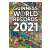Guinness World Records 2021 könyv borítója, egy színes illusztrációt mutat be egy városról, különféle rekordokat döntő tárgyakkal és emberekkel