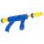Ikonka Kacsa target shooting game, blue and yellow toy gun