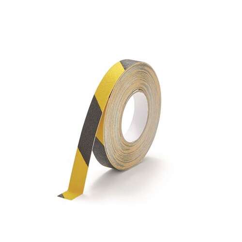 DURABLE Anti-Rutsch-Band, 2,5 cmx15 m, DURABLE "DURALINE®", gelb-schwarz