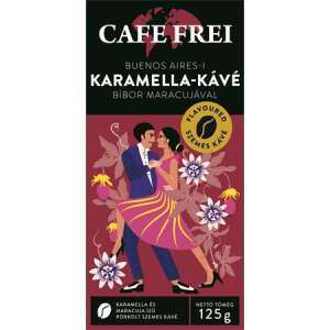 CAFE FREI Kaffee, geröstet, 125 g, CAFE FREI "Buenos Aires caramel" mit lila Maracuja 59937931 Kaffeebohnen