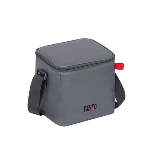 RESTO 5,5 litra sivá chladiacia taška s ramenným popruhom