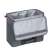 RESTO 30 literes szürke hűtőtáska nyitva, a belsővel