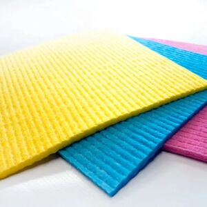Vileda Classic Sponge Cloths, assorted colors, reusable cleaning cloths - Vileda