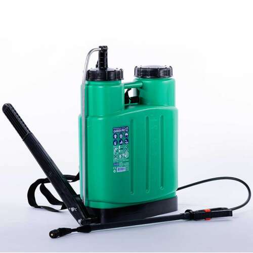 Garden LUX 12L Backpack Sprayer, green, with pressure pump and adjustable nozzle