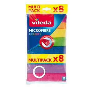 Vileda Microfibre Colors Opakowanie wielopack z 8 kolorowymi ściereczkami z mikrofibry