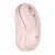 Ružová Bluetooth myš Logitech M240 Silent izolovaná na bielej