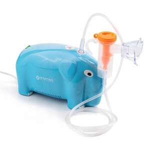 ORO-MED Baby Neb inhaler, blue elephant design, for children, nebulizer, respiratory therapy - Inhaler