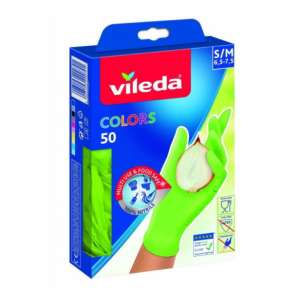 Manusi de unica folosinta Vileda color S/M 50buc