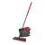 Vileda Ultramat Turbo mop and bucket set with foot pedal, red and grey