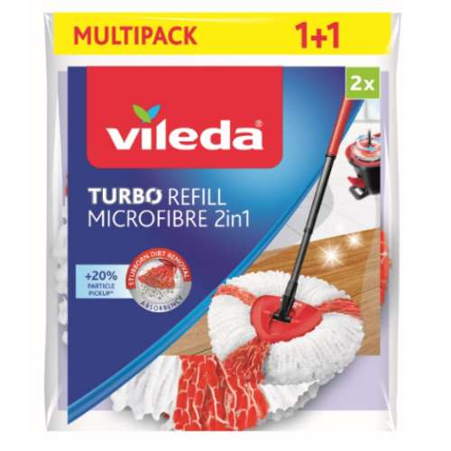Vileda turbo 2in1 мултипак пълнител #бяло-червено 31610168