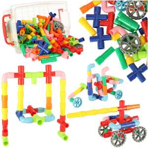 Blocuri educative - Conducte de apa cu accesorii 170 buc