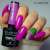 Claresa Neon 12 Soak-Off UV/LED Gel Polish auf Nägeln, leuchtend violette Farbe