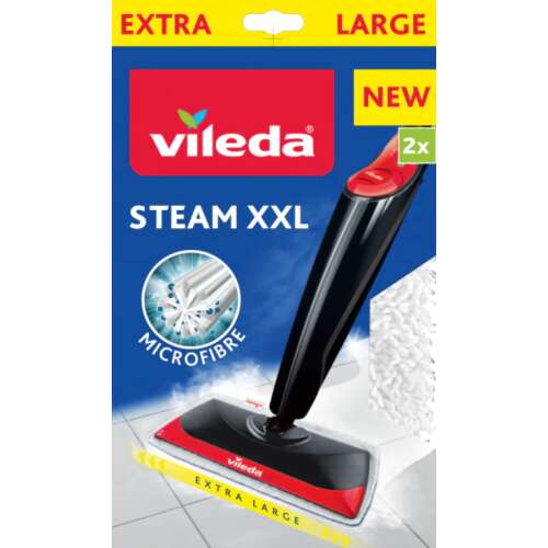 Комплект за зареждане Vileda Steam XXL, 2 микрофибърни подложки за парочистачка