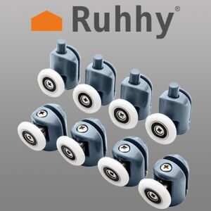 Zestaw rolek do kabiny prysznicowej Ruhhy, 8 sztuk - Ruhhy