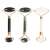 Variety of Jade facial rollers in black, green and white