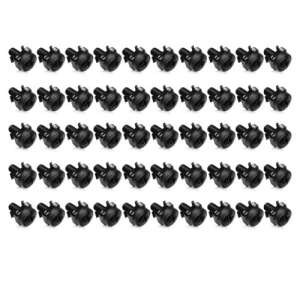 Kwmobile M6 Screw, Nut and Washer Set, 50 pcs, 19 inch/10 inch, Black, Metal, 50058.01.50