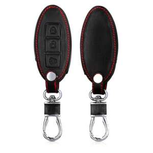 Nissan Car Key Case, 3 gombos, Eco-bőr, fekete, 43813.01 77999746 