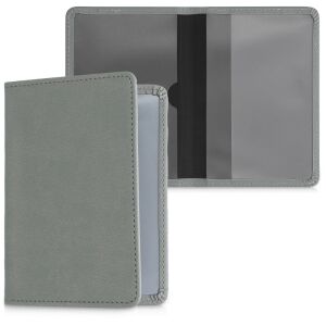 Fedél az autó okmányaihoz, Kwmobile, Szürke, Ökológiai bőr, 50103.25